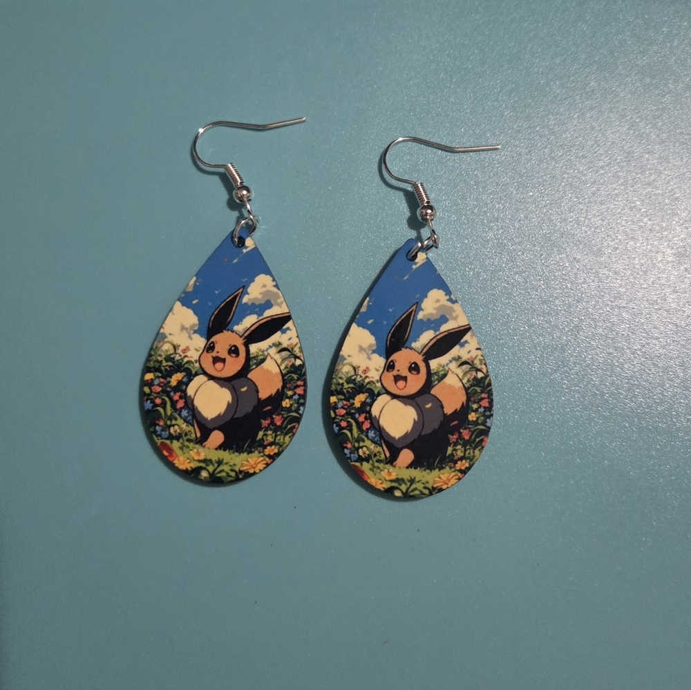 Eevee - Pokemon Hypoallergenic Earrings